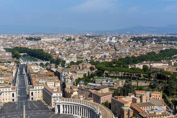 Panorama of Vatican city and Rome, Italy - Fotografie, Obrázek
