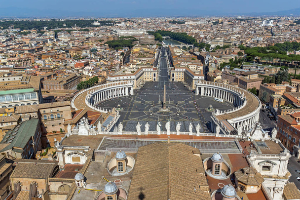 Panorama of Vatican city and Rome, Italy - Foto, Bild