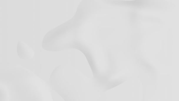 Μοντέρνο λευκό φόντο με κυματιστή επιφάνεια σε κίνηση - Πλάνα, βίντεο