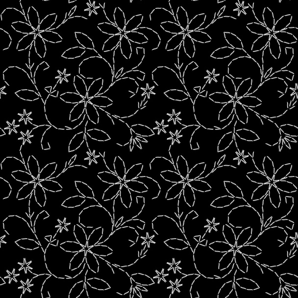 Floral seamless pattern - Вектор, зображення