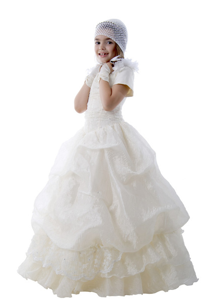 Little Girl Bride. - Фото, зображення