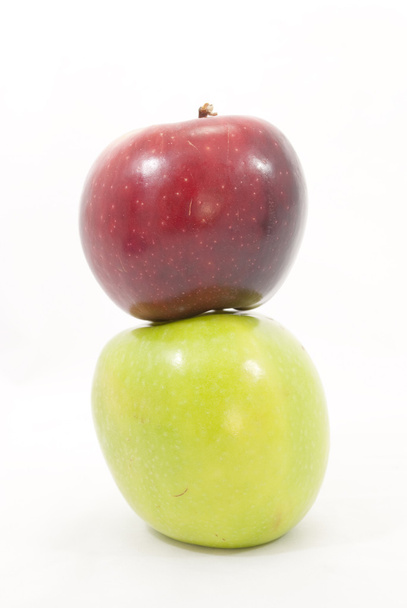 Green and red apples - Фото, зображення