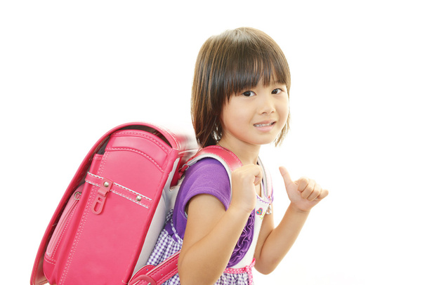Portrait of an Asian schoolgirl - Φωτογραφία, εικόνα