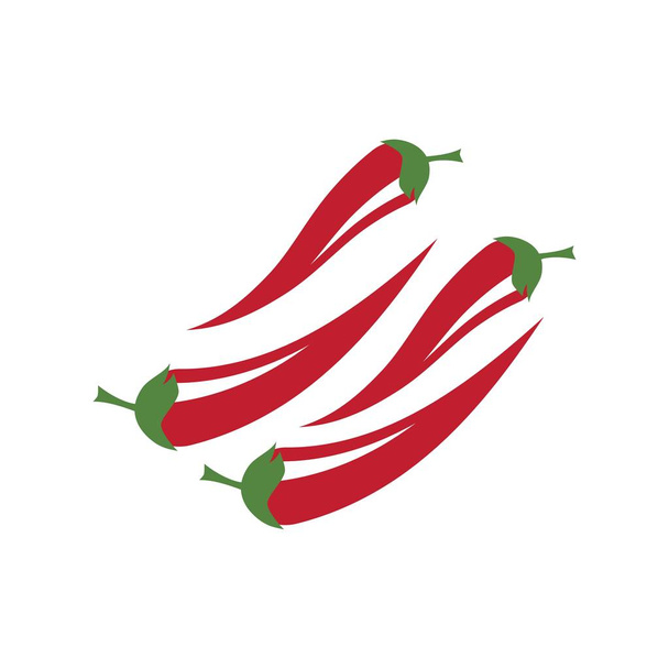 Chili logo vector ilustration - Vector, afbeelding