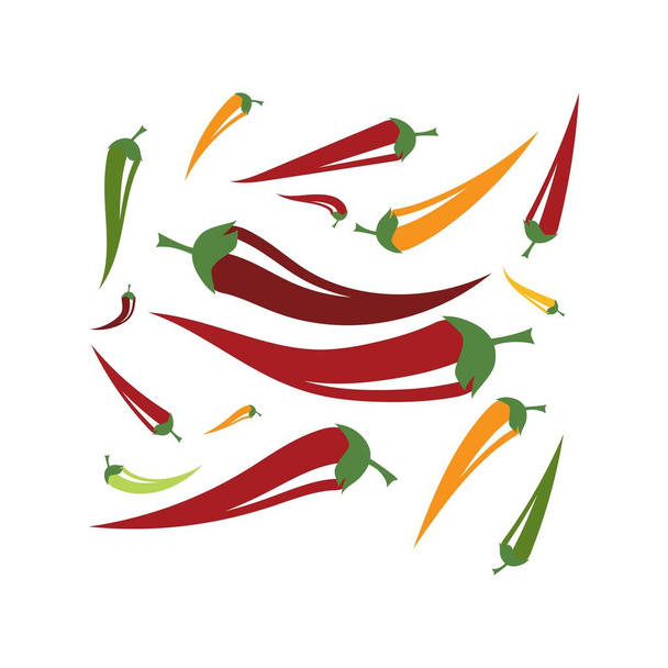 Chili background wallpeper - Vector, Image