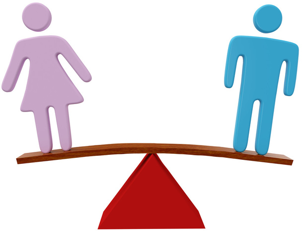 Man woman equality sex gender balance - Photo, Image
