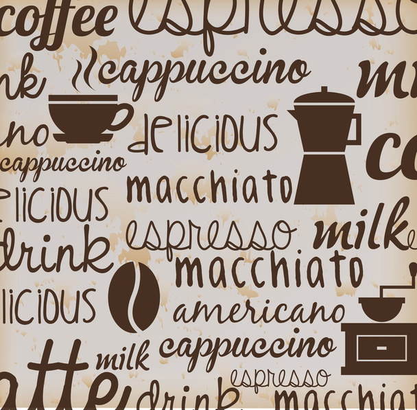 káva plakát - Vektor, obrázek