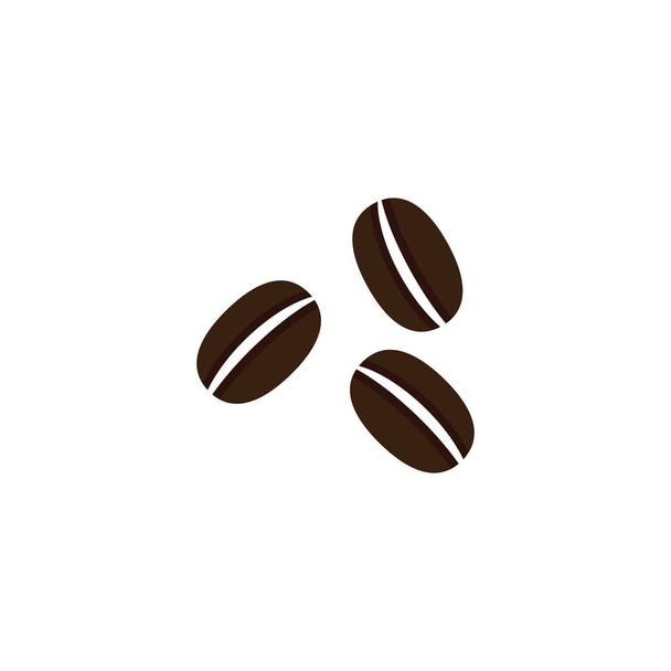 διανυσματικές κόκκους καφέ πρότυπο διάνυσμα εικονίδιο εικόνα  - Διάνυσμα, εικόνα