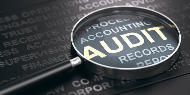 Financial Auditing Concept. - Photo, Image