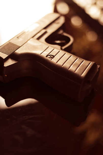 Automatic pistol handgun - Фото, изображение
