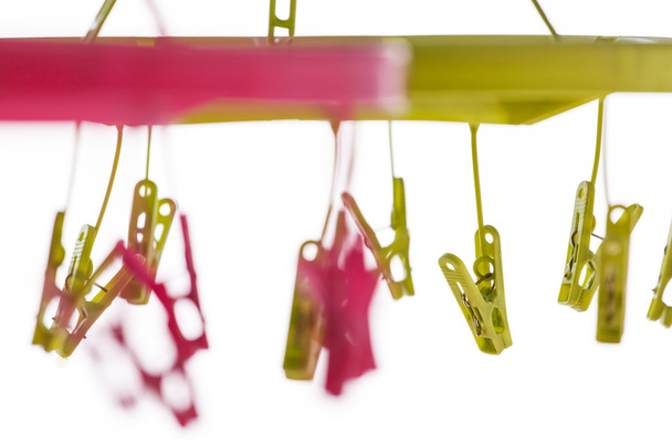 kleurrijke clip hanger - Foto, afbeelding