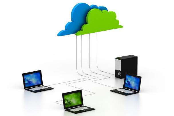 cloud computing-apparaten - Foto, afbeelding
