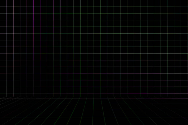 Абстрактный разноцветный фон, с линиями и квадратами на
  - Фото, изображение