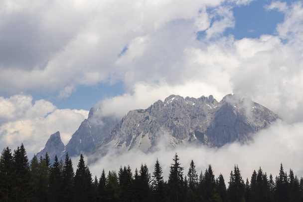 Horský průsmyk Sella di Rioda, Alpy, Itálie - Fotografie, Obrázek