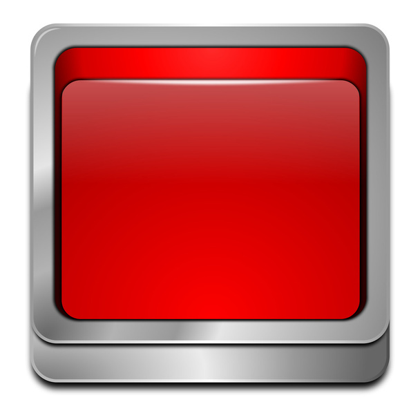 Botón rojo en blanco
 - Foto, imagen
