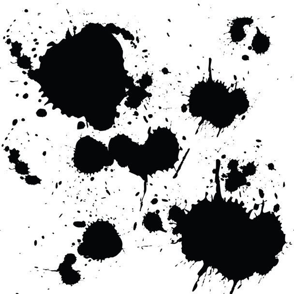 Black ink spots - Photo, Image