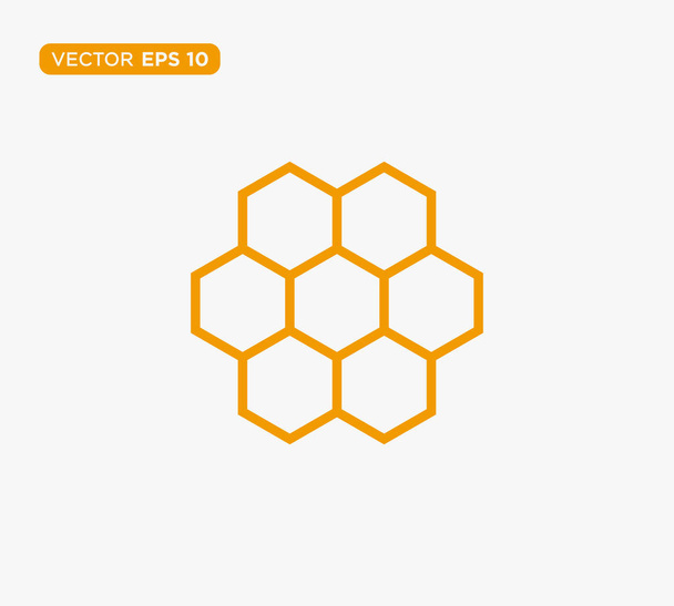 Ikona voštin ploché vektorové ilustrace - Vektor, obrázek