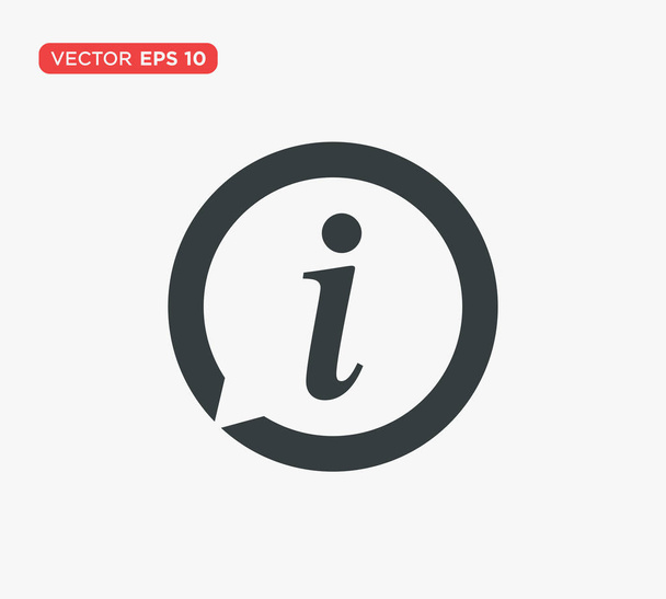 Informatie Sign Icon Vector Illustratie - Vector, afbeelding