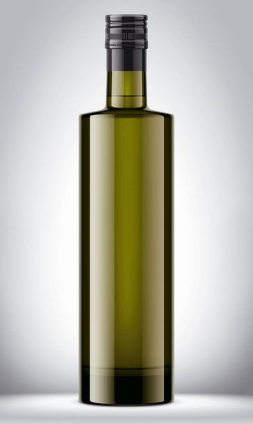 Glass bottle mockup. Detailed illustration - Fotografie, Obrázek