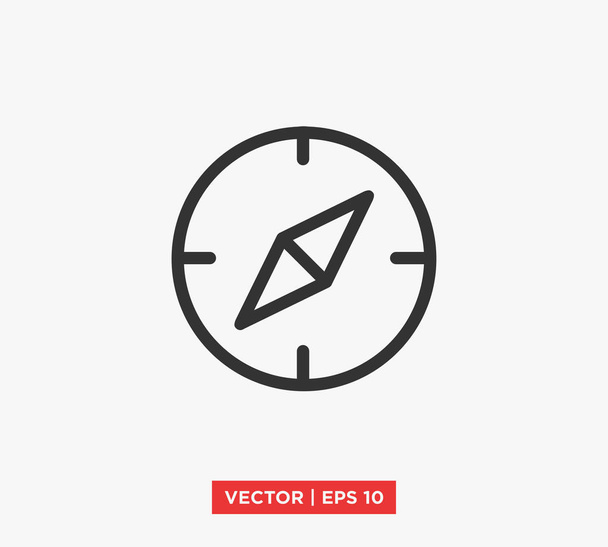 Localizador Icono Vector Mark Ilustración
 - Vector, Imagen
