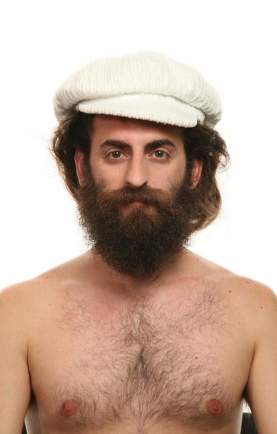 Portrait man on white background - Photo, Image