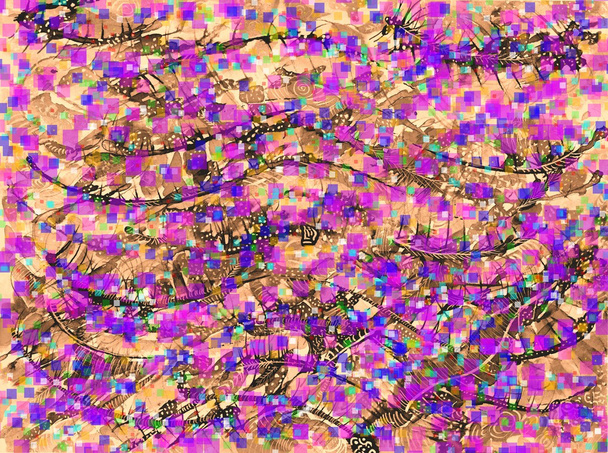 fialový a sépie abstraktní pozadí - Fotografie, Obrázek