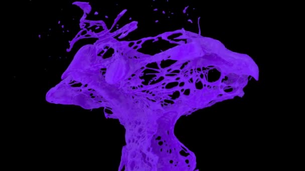 Purple Paint Splash 4K, Elements Motion Graphics ft. artistic