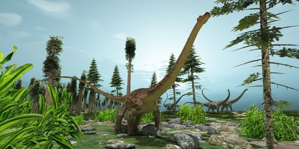 Diplodocus wereld - Foto, afbeelding