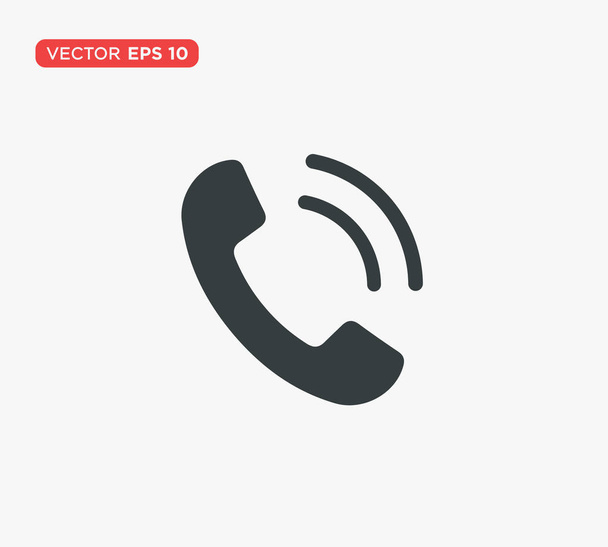 Icono del teléfono vector ilustración - Vector, imagen
