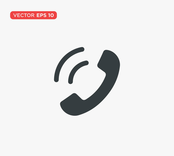 Icono del teléfono vector ilustración - Vector, imagen