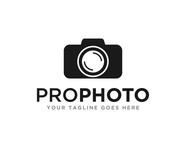 カメラ写真ロゴテンプレートベクトル - ベクター画像