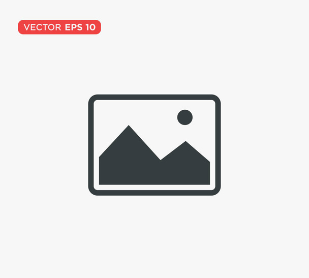 Kép kép ikon vektor illusztráció - Vektor, kép