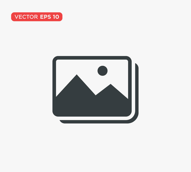 Kép kép ikon vektor illusztráció - Vektor, kép