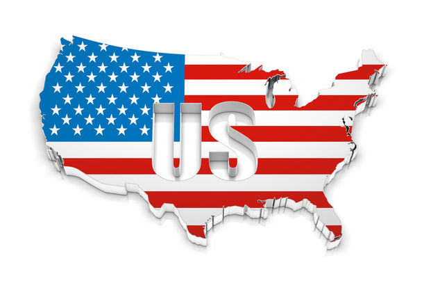Carte 3D des États-Unis
. - Photo, image