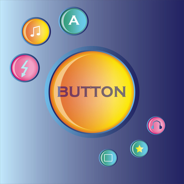 Buttons - Vektor, Bild