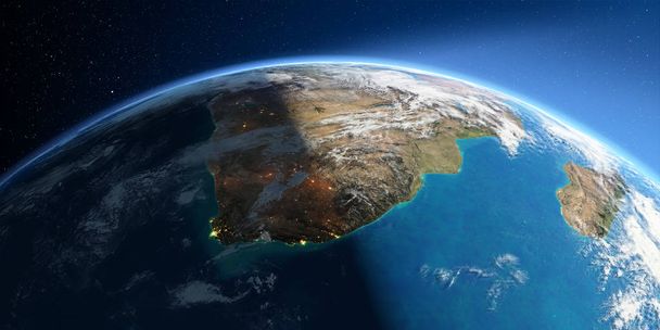Detailed Earth. South Africa - Photo, Image