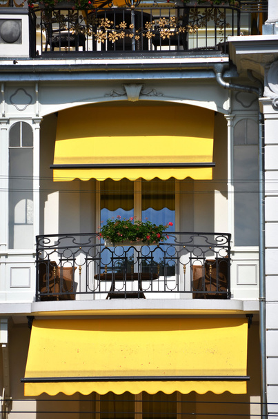 Балкон роскошного отеля - Фото, изображение
