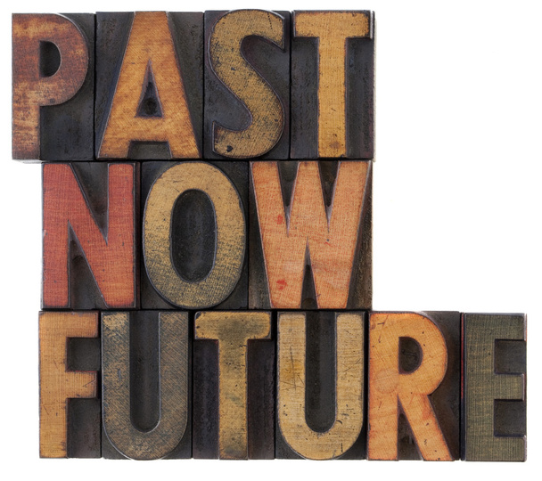 Past, now, future - time concept - Фото, зображення