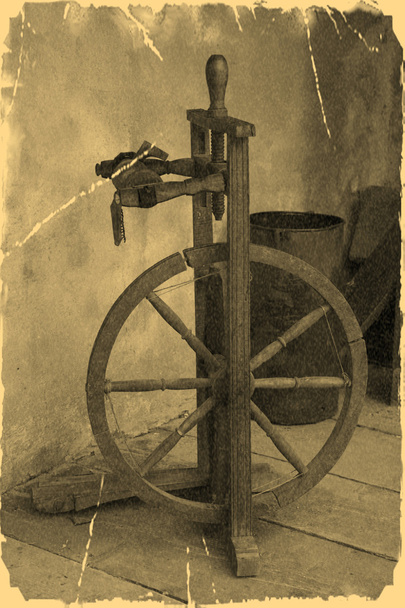 vieille roue tournante - Photo, image