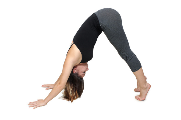 Yoga Excercise Woman (5) - Фото, изображение