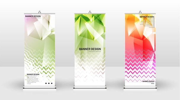 Vertical banner template design. can be used for brochures, cove - Vector, Image