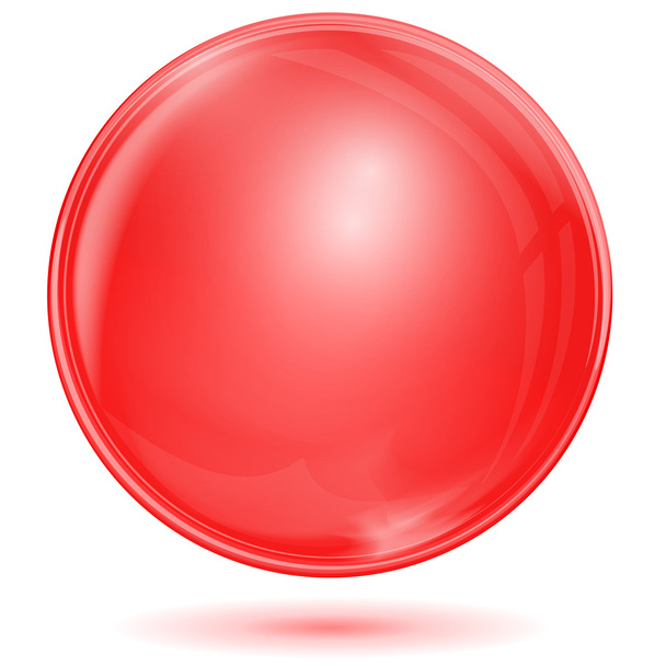 Red bubble - Wektor, obraz