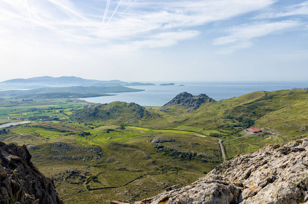 ギリシャ、レムノス島の素晴らしい山岳風景  - 写真・画像