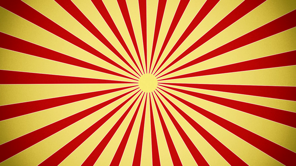 Sunburst in red and yellow vintage style - Footage, Video