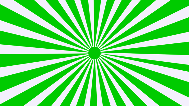 Sunburst em verde e branco
 - Filmagem, Vídeo