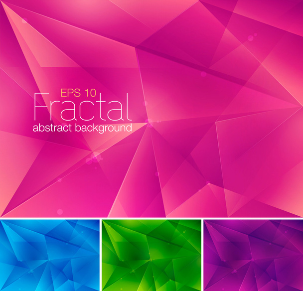 fondo abstracto fractal - Vector, Imagen