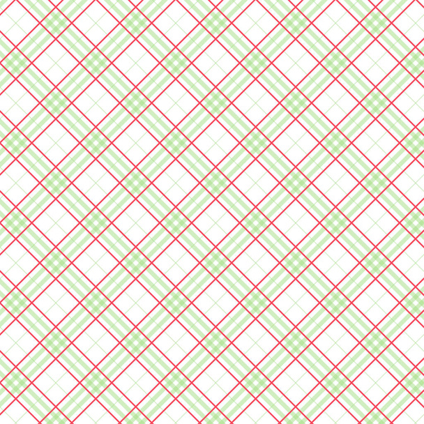 Tartan seamless green and white pattern.Texture for plaid, tablecloths, clothes, shirts, dresses, paper, bedding, blankets, quilts and other textile products. Vector illustration EPS 10 - Vector, Image
