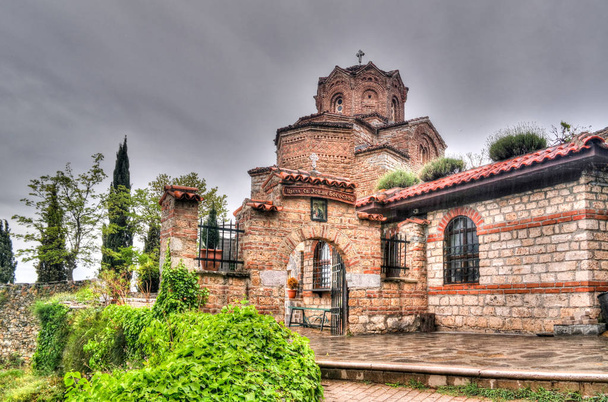 St John Theologian Kilisesi dış görünüm , Ohri, Kuzey Makedonya - Fotoğraf, Görsel