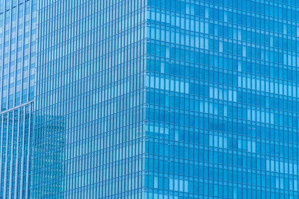 Beautiful architecture office building skyscraper with window gl - Photo, Image