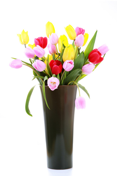 Vase of tulips - Foto, Bild